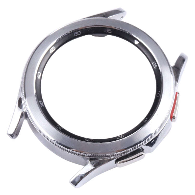 Original LCD Screen Frame Bezel Plate For Samsung Galaxy Watch4 Classic 42mm SM-R880(Silver)