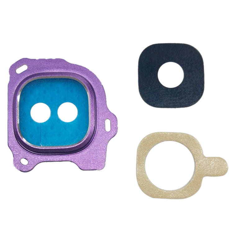For Galaxy J6 (2018) 10pcs Camera Lens Cover (Purple)
