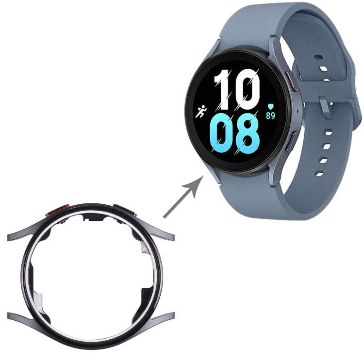 Original LCD Screen Frame Bezel Plate For Samsung Galaxy Watch5 40mm SM-R900 R905(Black)
