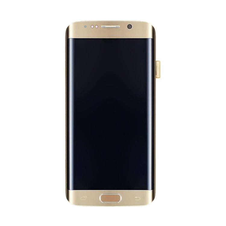 Original LCD Display + Touch Panel with Frame for Galaxy S6 Edge+ / G928F(Gold)
