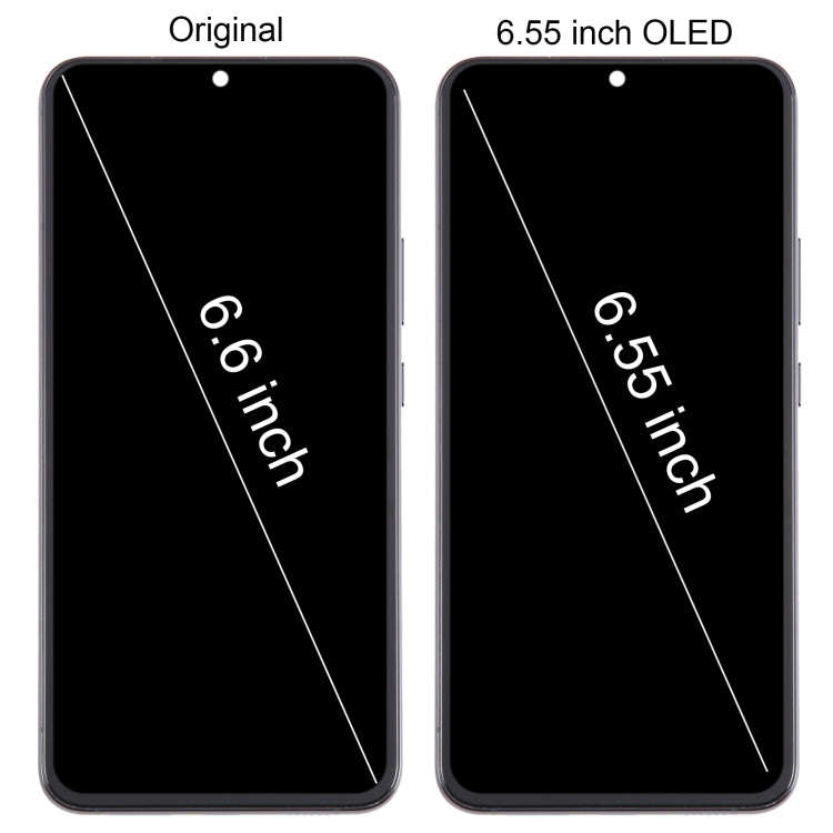 For Samsung Galaxy S22+ 5G SM-S906B 6.55 inch OLED  LCD Screen Digitizer Full Assembly with Frame...