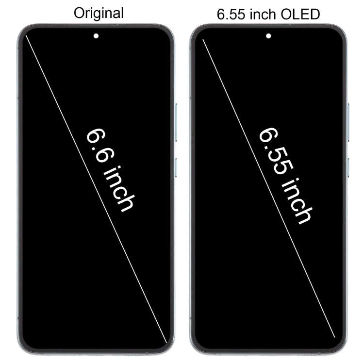 For Samsung Galaxy S22+ 5G SM-S906B 6.55 inch OLED  LCD Screen Digitizer Full Assembly with Frame...