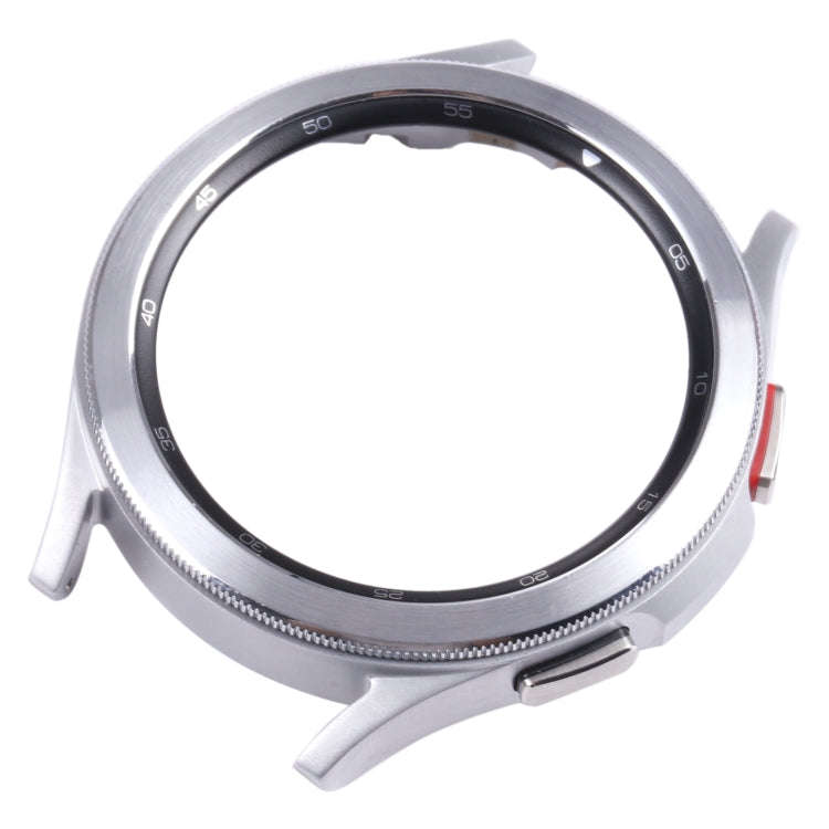 Original LCD Screen Frame Bezel Plate For Samsung Galaxy Watch4 Classic 46mm SM-R890 R895(Silver)