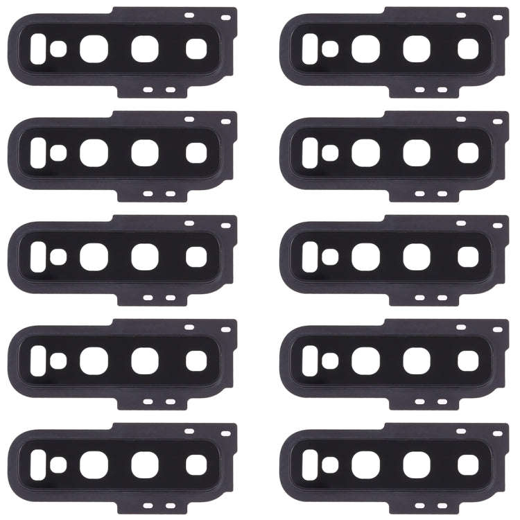 For Galaxy S10 10pcs Camera Lens Cover (Black)