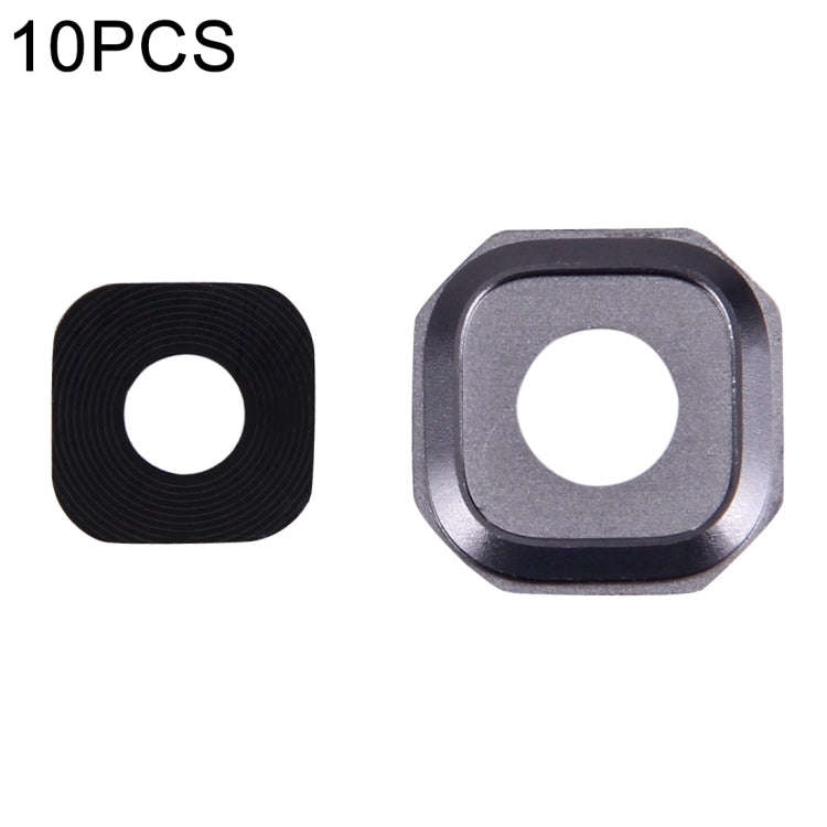 For Galaxy A3 (2016) / A310 10pcs Camera Lens Covers (Grey)