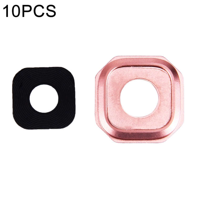For Galaxy A5 (2016) / A510 10pcs Camera Lens Covers (Pink)