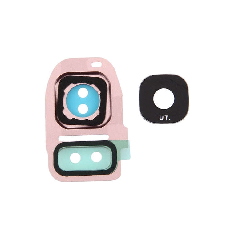 For Galaxy S7 Edge / G935 10pcs Camera Lens Covers (Rose Gold)