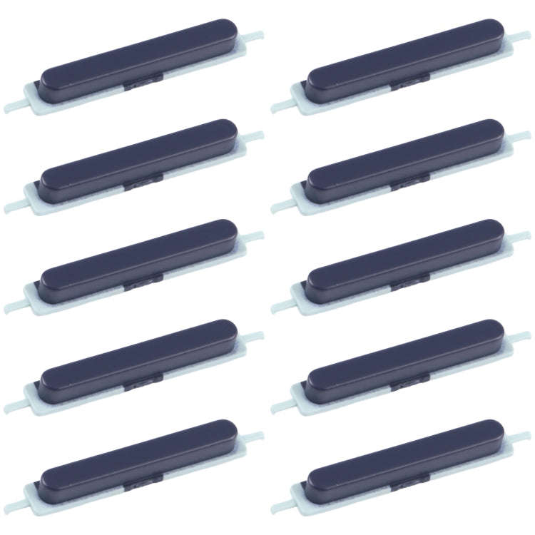 For Samsung Galaxy F15 5G SM-E156B 10pcs Original Power Button and Volume Control Button (Black)