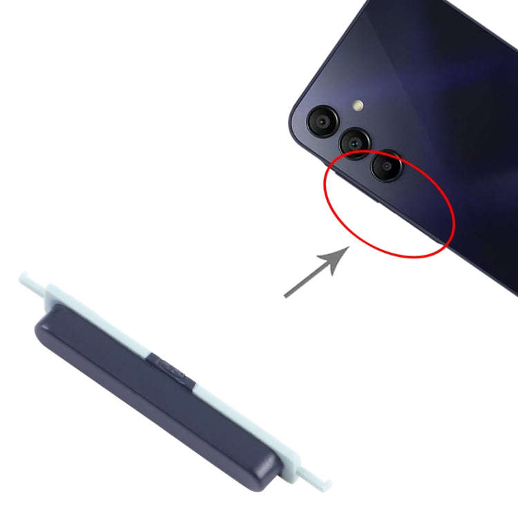 For Samsung Galaxy A15 4G SM-A155F 10pcs Original Power Button and Volume Control Button (Black)