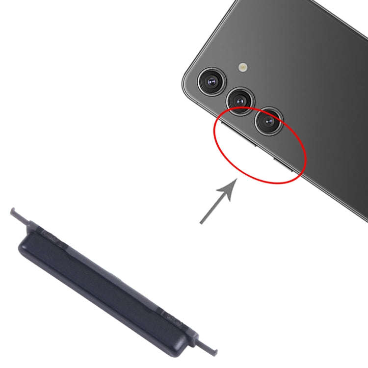 For Samsung Galaxy A24 4G SM-A255F 10pcs Original Power Button and Volume Control Button (Black)