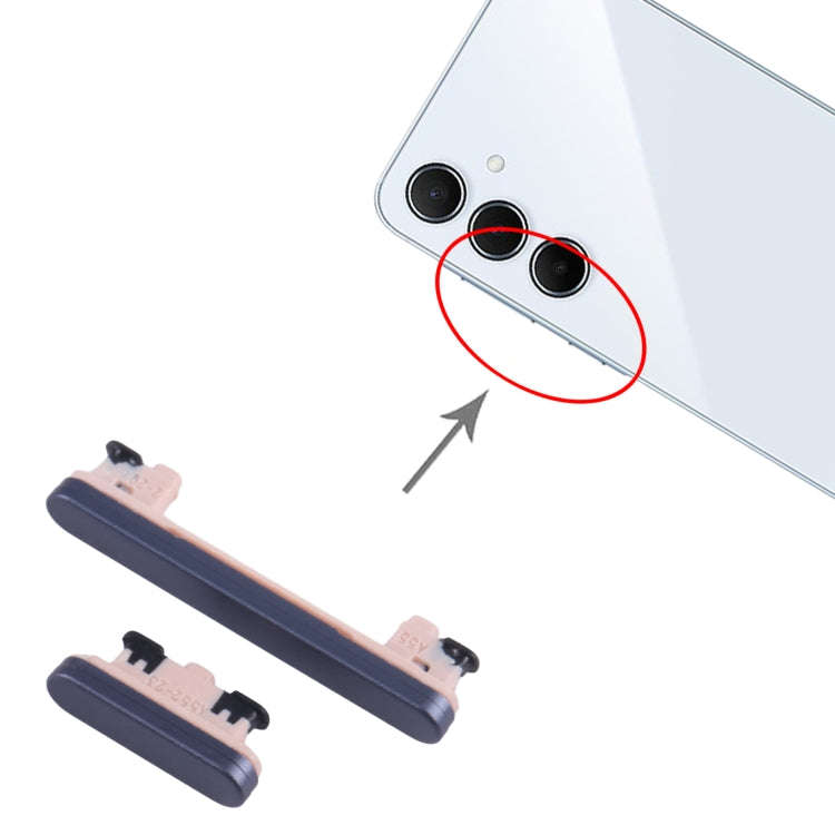 For Samsung Galaxy A55 SM-A556B 10pcs Original Power Button and Volume Control Button (Blue)