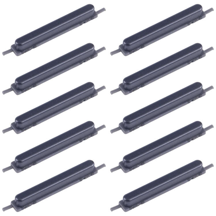 For Samsung Galaxy M14 4G SM-M145F 10pcs Original Power Button and Volume Control Button (Black)