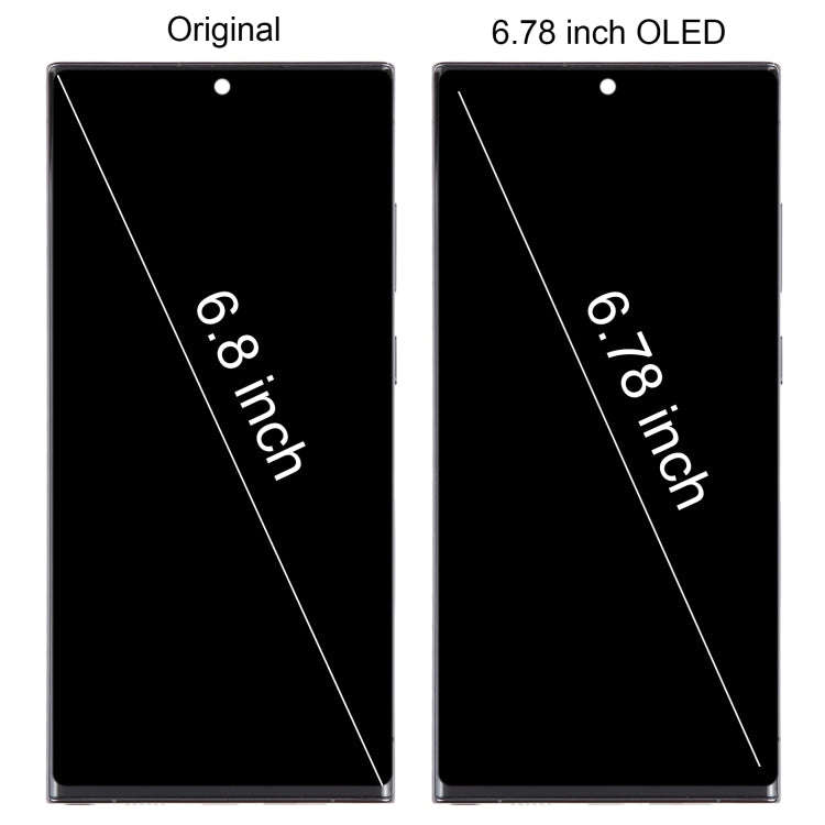 For Samsung Galaxy S23 Ultra 5G SM-S918U US Edition 6.78 inch OLED LCD Screen Digitizer Full Asse...