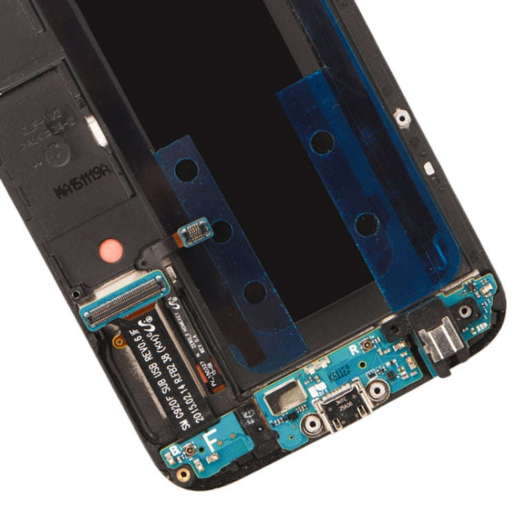 Original Super AMOLED LCD Screen For Samsung Galaxy S6 SM-G920F Digitizer Full Assembly with Fram...