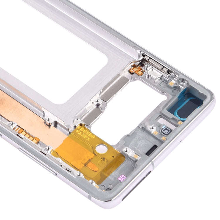 For Samsung Galaxy S10+ Middle Frame Bezel Plate with Side Keys (Silver)