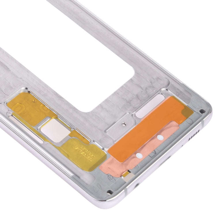 For Samsung Galaxy S10+ Middle Frame Bezel Plate with Side Keys (Silver)