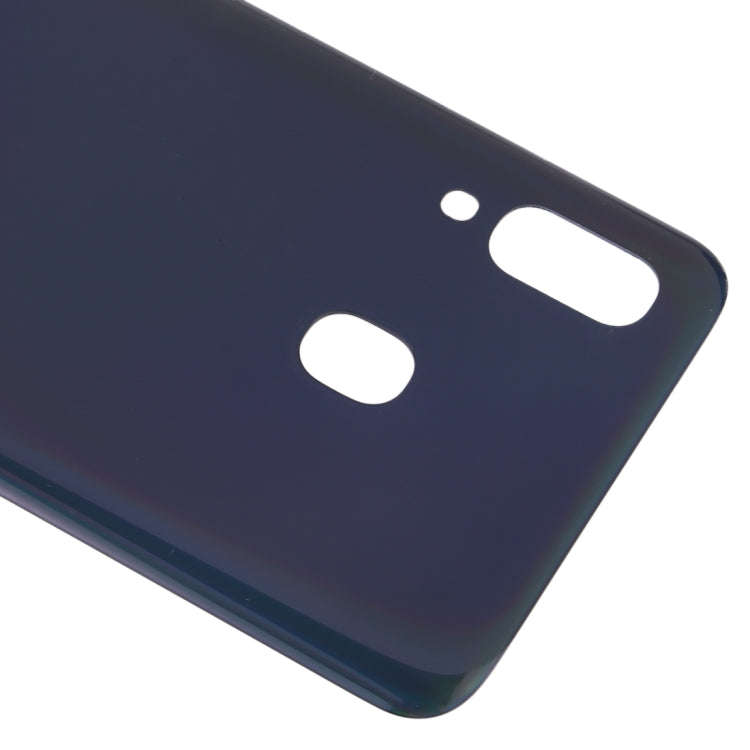 For Galaxy A20 SM-A205F/DS Battery Back Cover (Black)