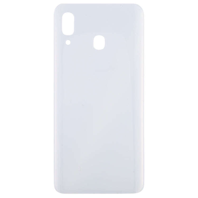 For Galaxy A30 SM-A305F/DS, A305FN/DS, A305G/DS, A305GN/DS Battery Back Cover (White)
