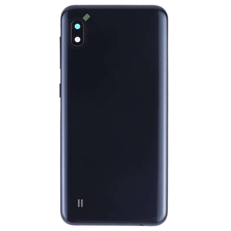For Galaxy A10 SM-A105F/DS, SM-A105G/DS Battery Back Cover with Camera Lens & Side Keys (Black)
