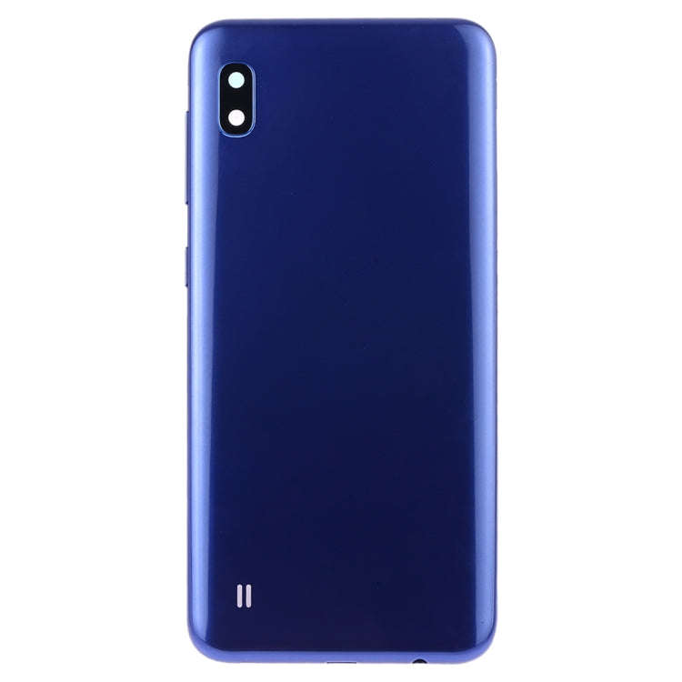 For Galaxy A10 SM-A105F/DS, SM-A105G/DS Battery Back Cover with Camera Lens & Side Keys (Blue)