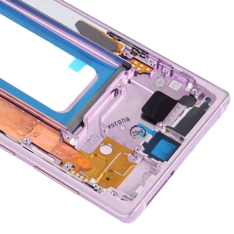 For Samsung Galaxy Note9 SM-N960F/DS, SM-N960U, SM-N9600/DS  Middle Frame Bezel Plate with Side K...