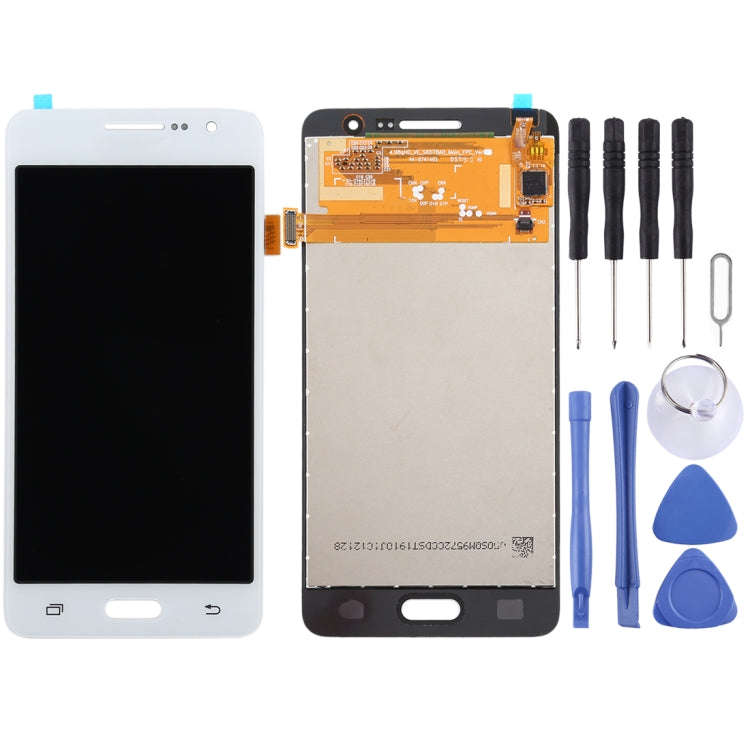 OEM LCD Screen for Galaxy Grand Prime SM-G530F SM-G531F with Digitizer Full Assembly (White)