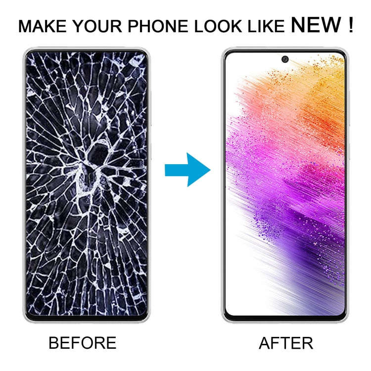For Samsung Galaxy A73 SM-A736B TFT LCD Screen Digitizer Full Assembly with Frame (Black)