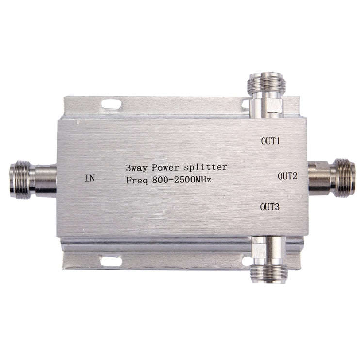 800-2500MHz N Female Adapter 3-Way Power Splitter