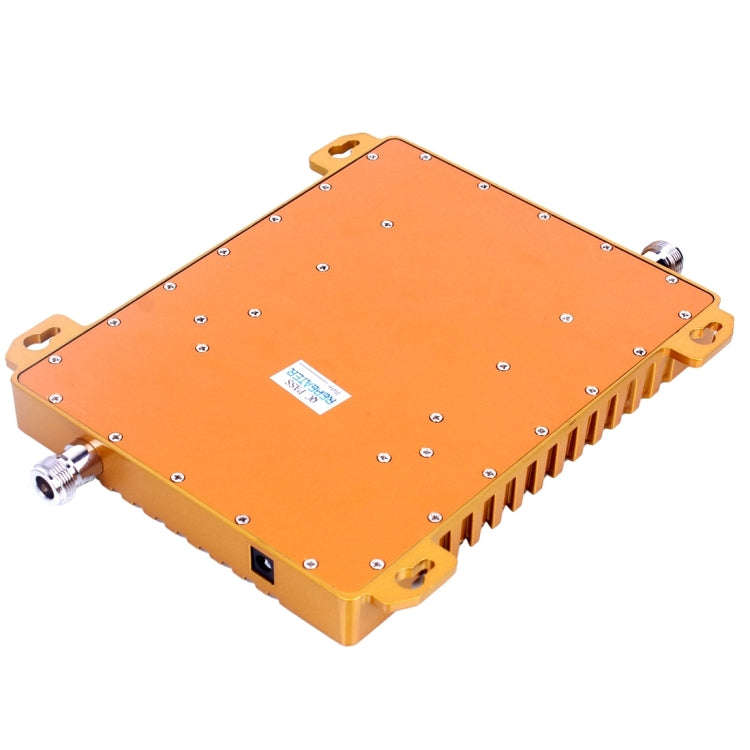GSM900 / DCS1800MHz Mini Mobile Phone LCD Signal Repeater with Logarithm Periodic Antenna(Gold)