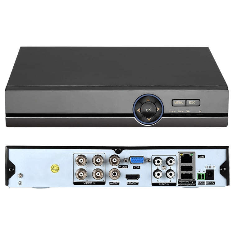A41U-ZS 5 in 1 4 Channel Dual Stream H.264 1080N AHD DVR, Support AHD / TVI / CVI / CVBS / IP Si...