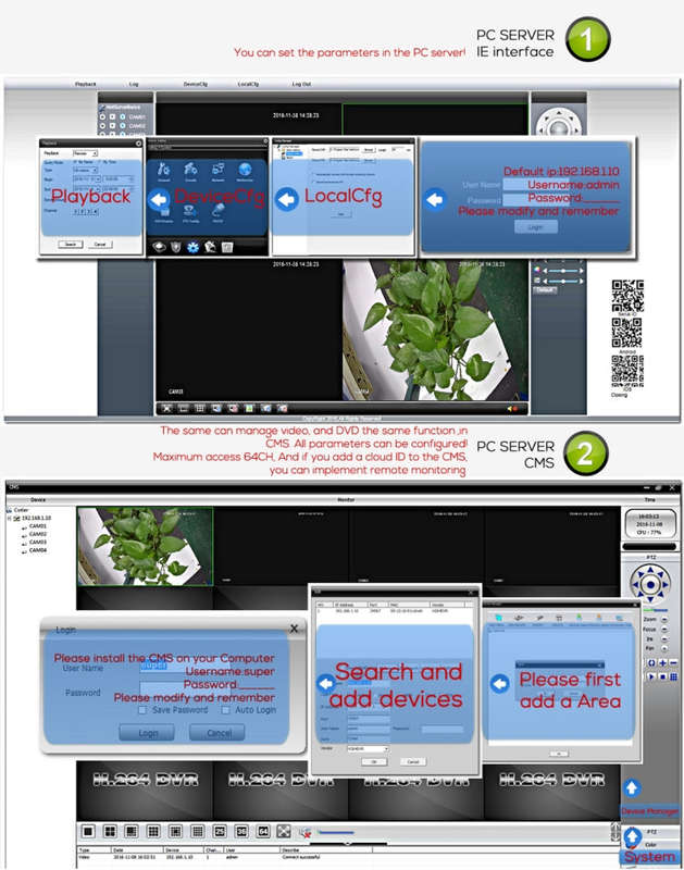 A4/Mini-MS 5 in 1 4-Channel Dual Stream H.264 1080N Mini AHD DVR, Support AHD / TVI / CVI / CVBS ...