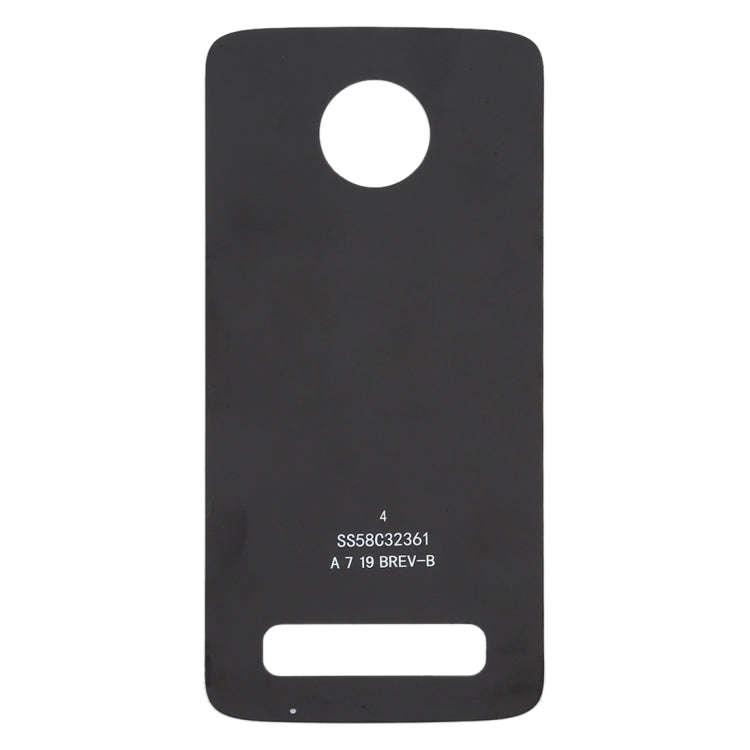 Battery Back Cover for Motorola Moto Z3 / XT1929(Black)