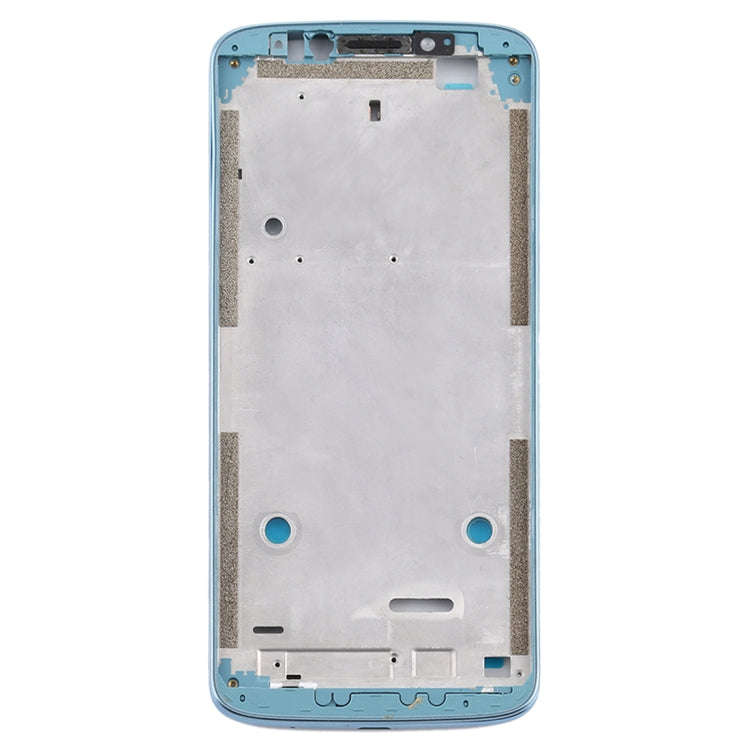 Front Housing LCD Frame Bezel Plate for Motorola Moto E5 Plus (Blue)