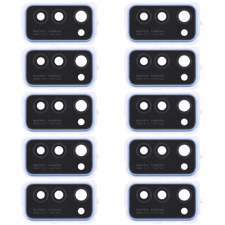 For Huawei Honor V30  10pcs Camera Lens Cover (Blue)
