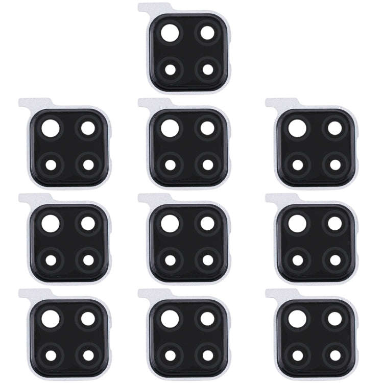 For Huawei Nova 5i Pro  10pcs Camera Lens Cover (Black)