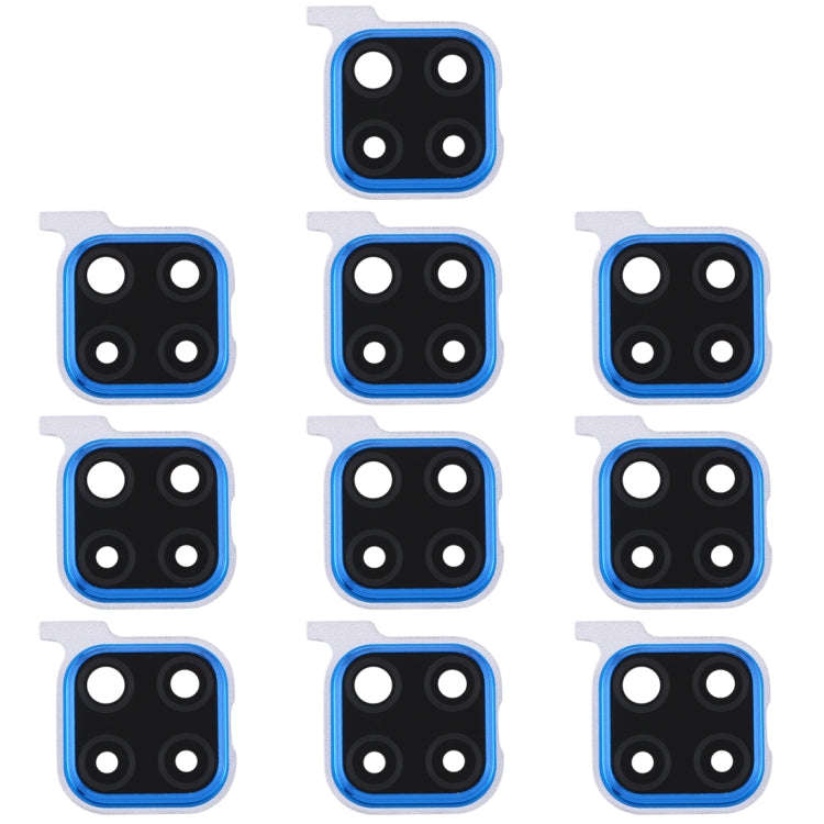 For Huawei Nova 5i Pro  10pcs Camera Lens Cover (Blue)