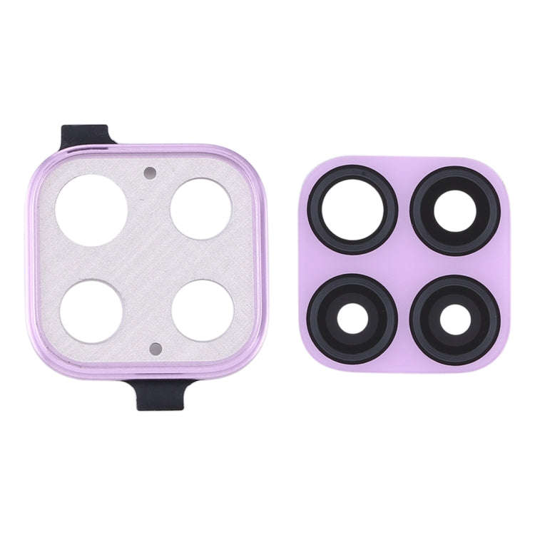 For Huawei Nova 6 SE  10pcs Camera Lens Cover (Purple)