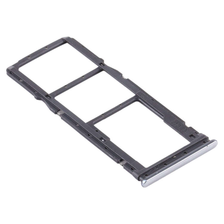 SIM Card Tray + SIM Card Tray + Micro SD Card Tray for Xiaomi Redmi Note 8T / Redmi Note 8 (Silver)