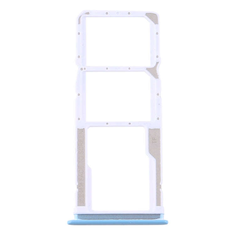 SIM Card Tray + SIM Card Tray + Micro SD Card Tray for Xiaomi Redmi 10X 4G / Redmi Note 9(White)