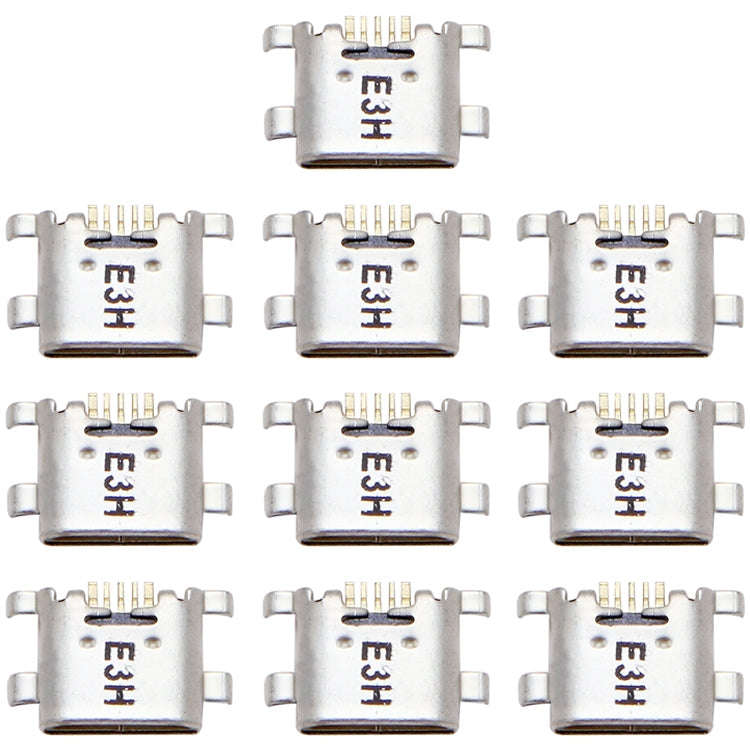 10 PCS Charging Port Connector for Huawei Y6 Pro (2017)