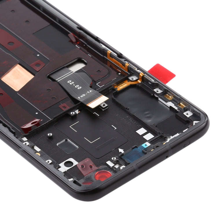 OEM LCD Screen for Huawei Nova 6 4G Digitizer Full Assembly with Frame(Black)