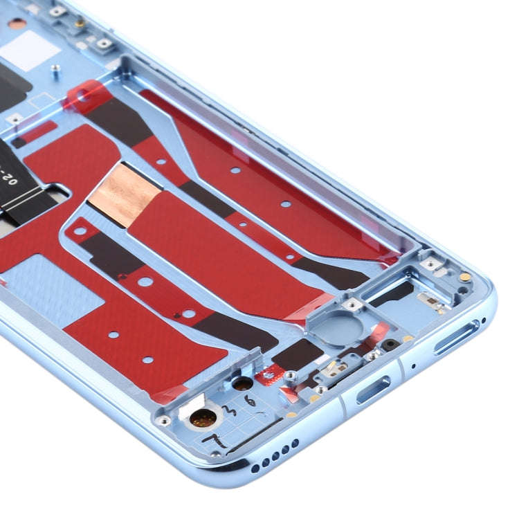 OEM LCD Screen for Huawei Nova 6 5G Digitizer Full Assembly with Frame(Blue)