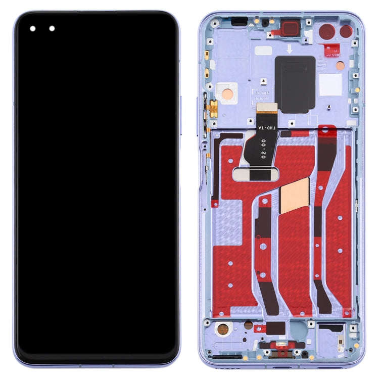 OEM LCD Screen for Huawei Nova 6 5G Digitizer Full Assembly with Frame(Purple)