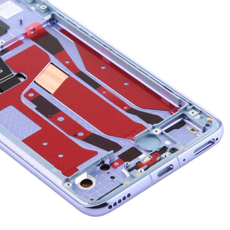 OEM LCD Screen for Huawei Nova 6 5G Digitizer Full Assembly with Frame(Purple)