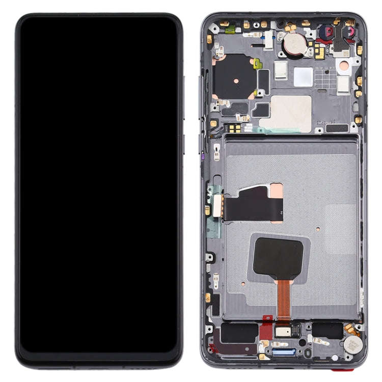 Original OLED LCD Screen for Huawei P40 Digitizer Full Assembly with Frame(Black)