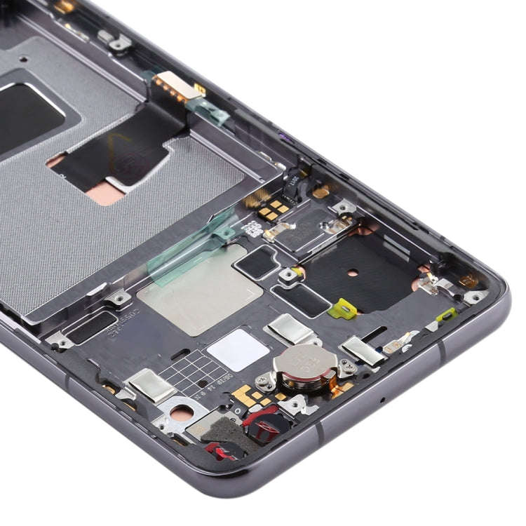 Original OLED LCD Screen for Huawei P40 Digitizer Full Assembly with Frame(Black)