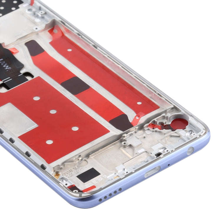 OEM LCD Screen for Huawei Nova 7 SE Digitizer Full Assembly with Frame(Silver)