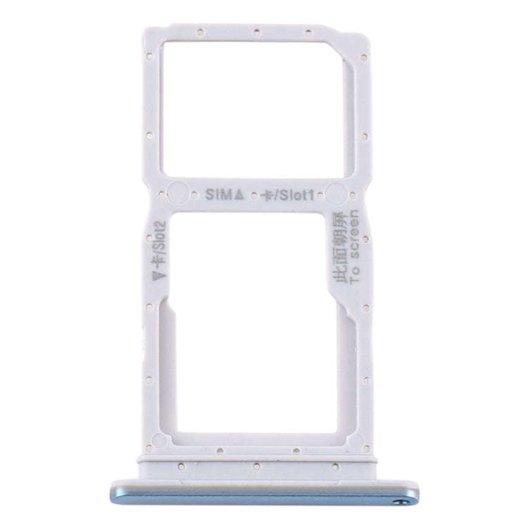 SIM Card Tray + SIM Card Tray / Micro SD Card Tray for Huawei Y9s(Baby Blue)