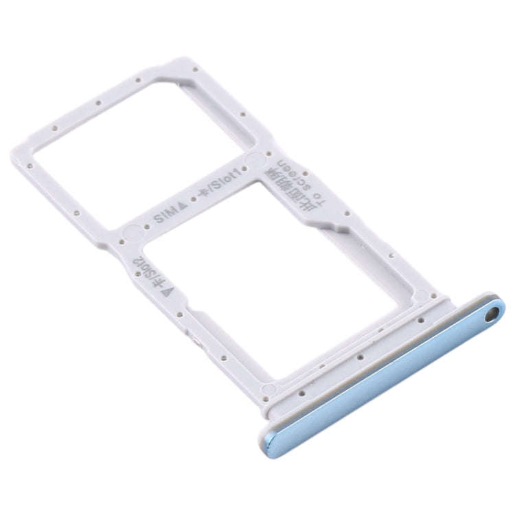 SIM Card Tray + SIM Card Tray / Micro SD Card Tray for Huawei Y9s(Baby Blue)