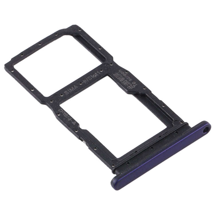 SIM Card Tray + SIM Card Tray / Micro SD Card Tray for Huawei Y9s 2020 (Purple)